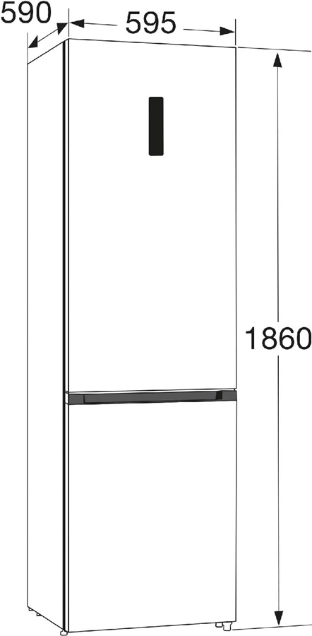 ETNA KCV385NRVS Koel-vriescombinatie 17