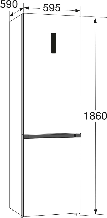 ETNA KCV385NZWA Koel-vriescombinatie 10