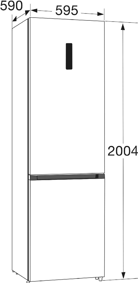 ETNA KCV520NRVS Koel-vriescombinatie 16