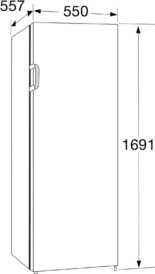 ETNA VV6169NWIT Vrieskast 6