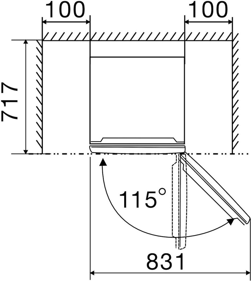Hisense RB440N4ACC Koel-vriescombinatie 12