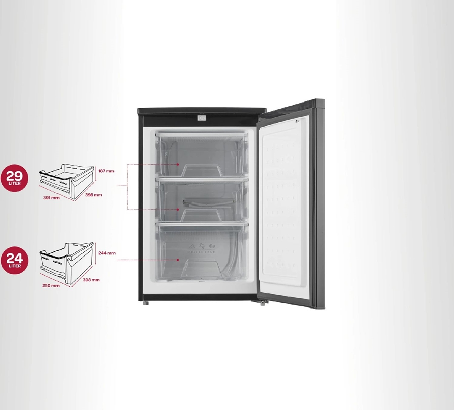 Inventum VR550B Tafelmodel Vriezer 9