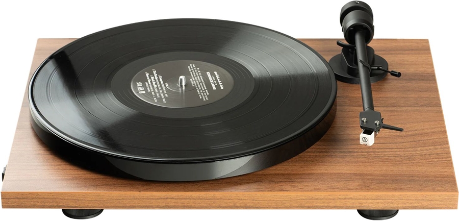 Pro-Ject E1 BT AT3600L Platenspeler Voorversterkt Bluetooth - Walnoot 1
