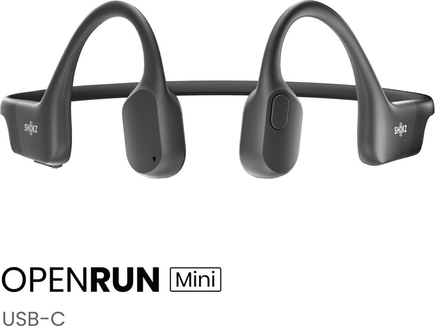 Shokz OpenRun Mini USB-C Zwart hoofdtelefoon 2