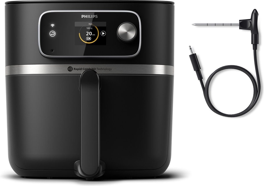 Philips HD9880/90 7000 Serie Airfryer XXL met Voedselthermometer 1