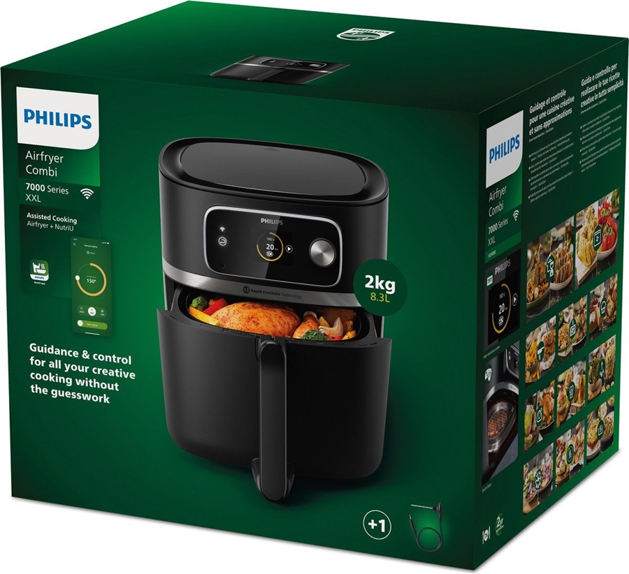 Philips HD9880/90 7000 Serie Airfryer XXL met Voedselthermometer 10
