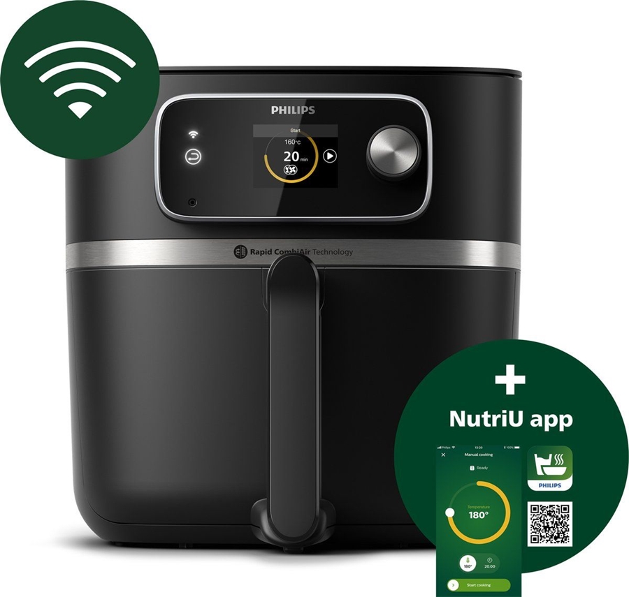 Philips HD9880/90 7000 Serie Airfryer XXL met Voedselthermometer 4