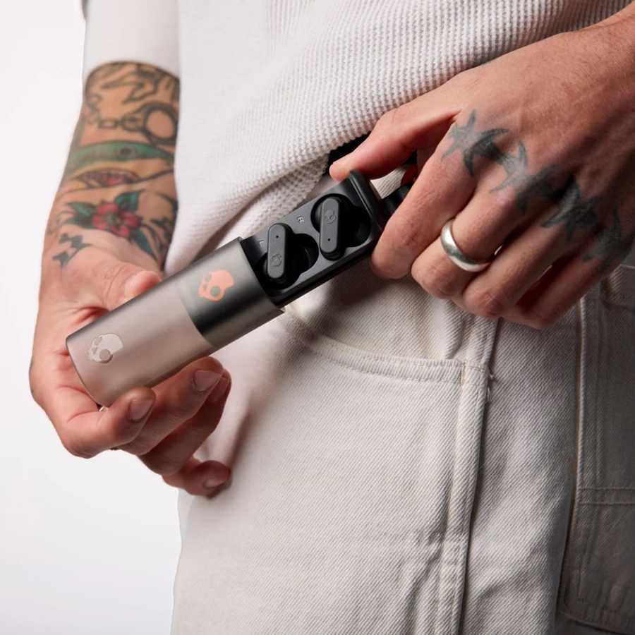 Skullcandy Dime Evo in-ear oordopjes met clip case - Zwart 2