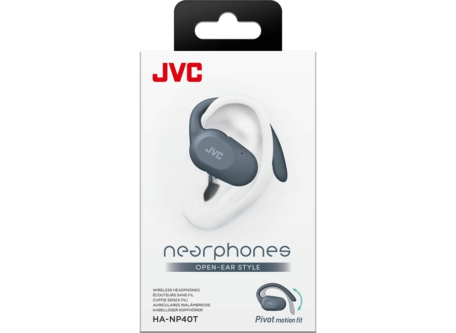 JVC HA-NP40T Nearphones open-ear oordopjes - Blauw  7