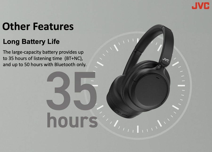 JVC HA-S75N Active Noise Cancelling over-ear koptelefoon 9