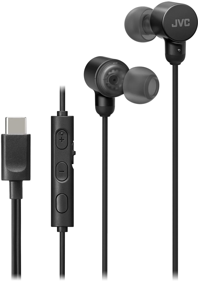 JVC HA-FR29UC bedrade in-ear oordopjes - Zwart 1