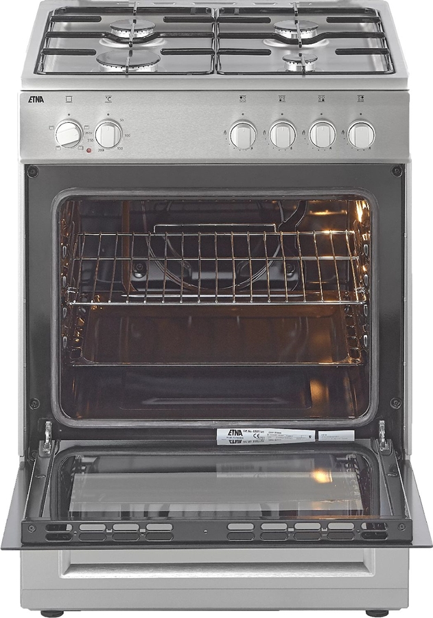 ETNA FGV160RVS Gas- en Elektrofornuis - 60 cm 3