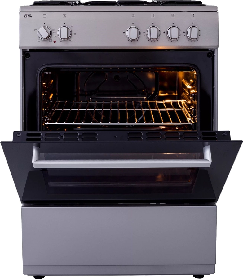 ETNA FGV160RVS Gas- en Elektrofornuis - 60 cm 4