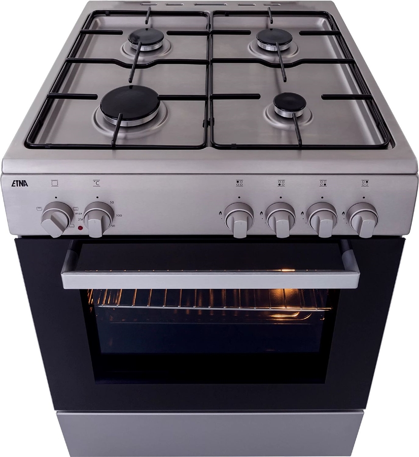 ETNA FGV160RVS Gas- en Elektrofornuis - 60 cm 5