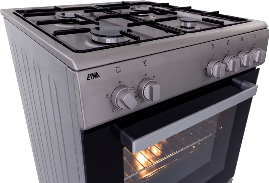 ETNA FGV160RVS Gas- en Elektrofornuis - 60 cm 7