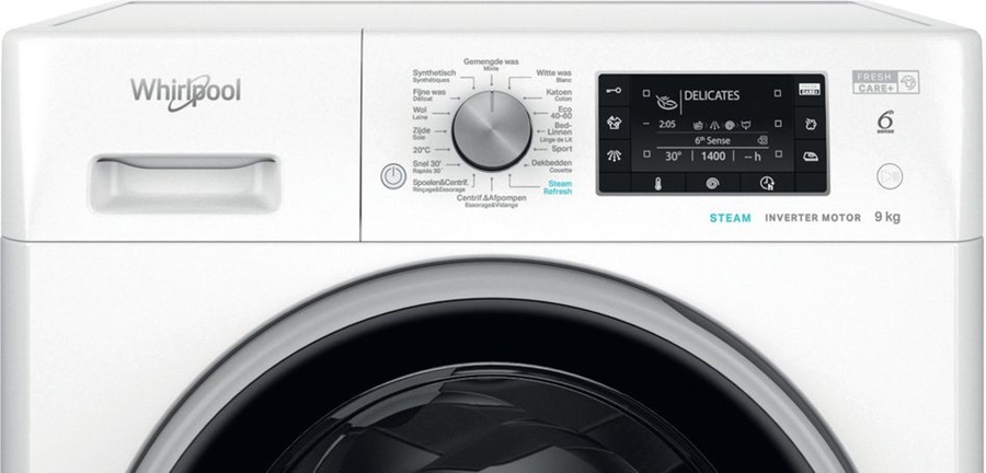 Whirlpool FFD 9489E BSV BE FreshCare+ Steam Wasmachine 5