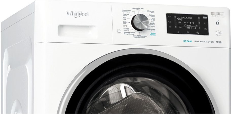 Whirlpool FFD 9489E BSV BE FreshCare+ Steam Wasmachine 8