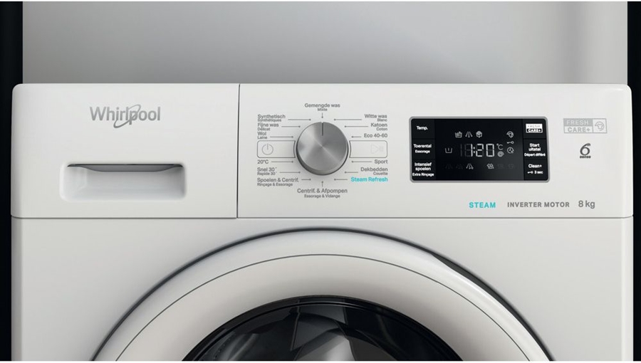 Whirlpool FFB 8469E WV BE FreshCare+ Steam Wasmachine 5