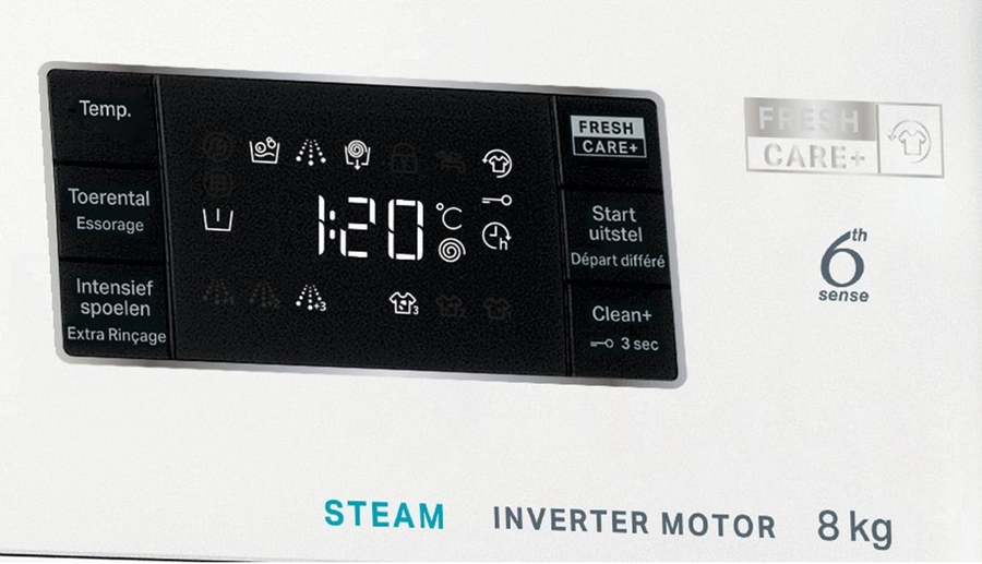 Whirlpool FFB 8469E WV BE FreshCare+ Steam Wasmachine 7