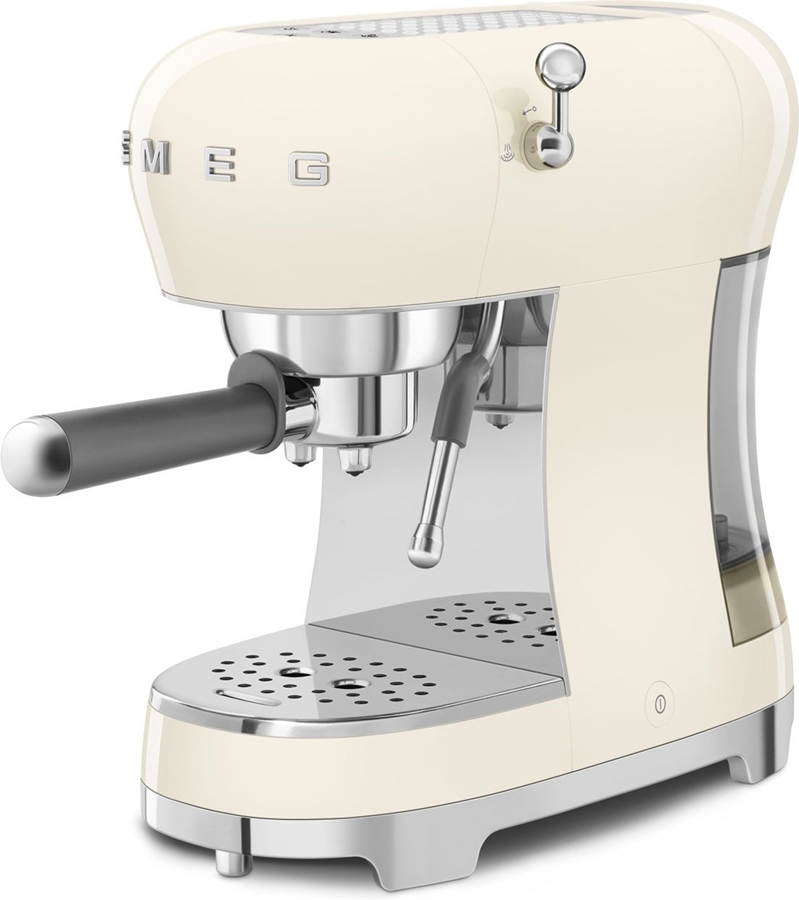 SMEG ECF02CREU Handmatige Espressomachine 50's Style – Creme 4