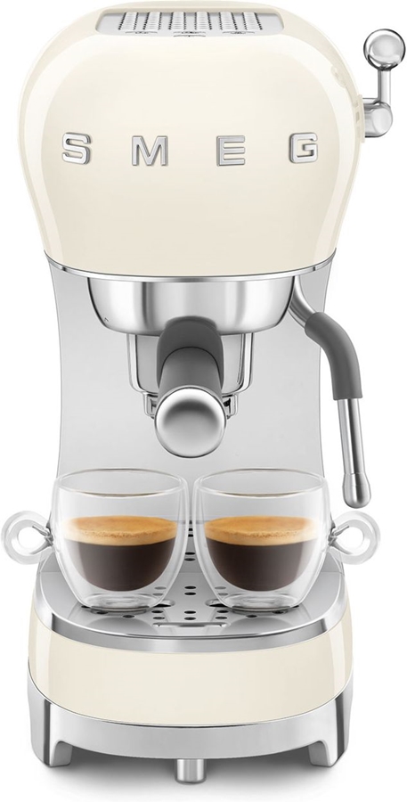 SMEG ECF02CREU Handmatige Espressomachine 50's Style – Creme 5
