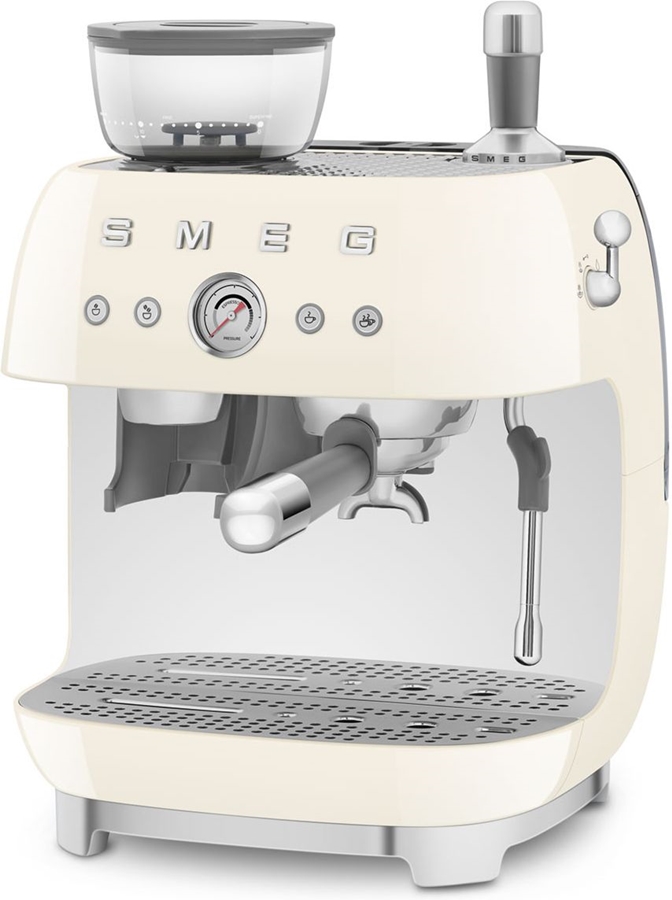 SMEG EGF03CREU Handmatige Espressomachine 50's Style - Creme 4