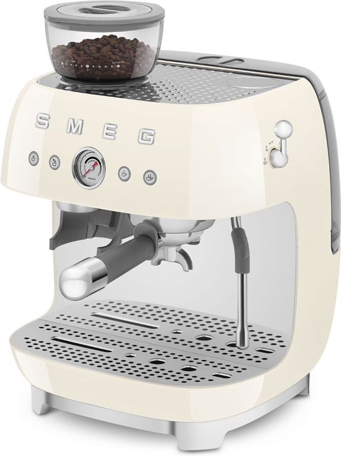 SMEG EGF03CREU Handmatige Espressomachine 50's Style - Creme 9