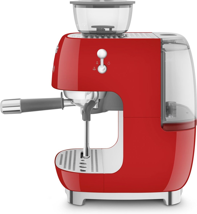 SMEG EGF03RDEU Handmatige Espressomachine 50's Style - Rood  2