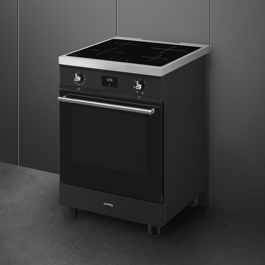 SMEG C6IMMBT2 Classici Inductiefornuis met Elektrische Oven - Zwart 4