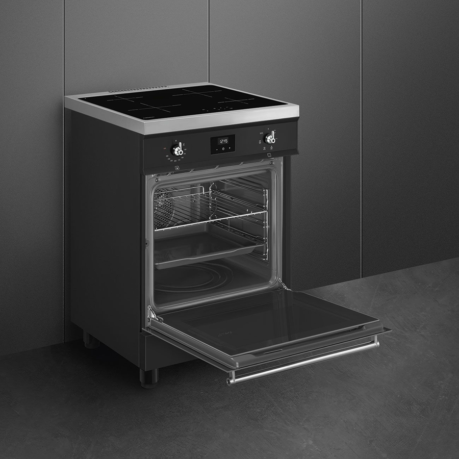 SMEG C6IMMBT2 Classici Inductiefornuis met Elektrische Oven - Zwart 5