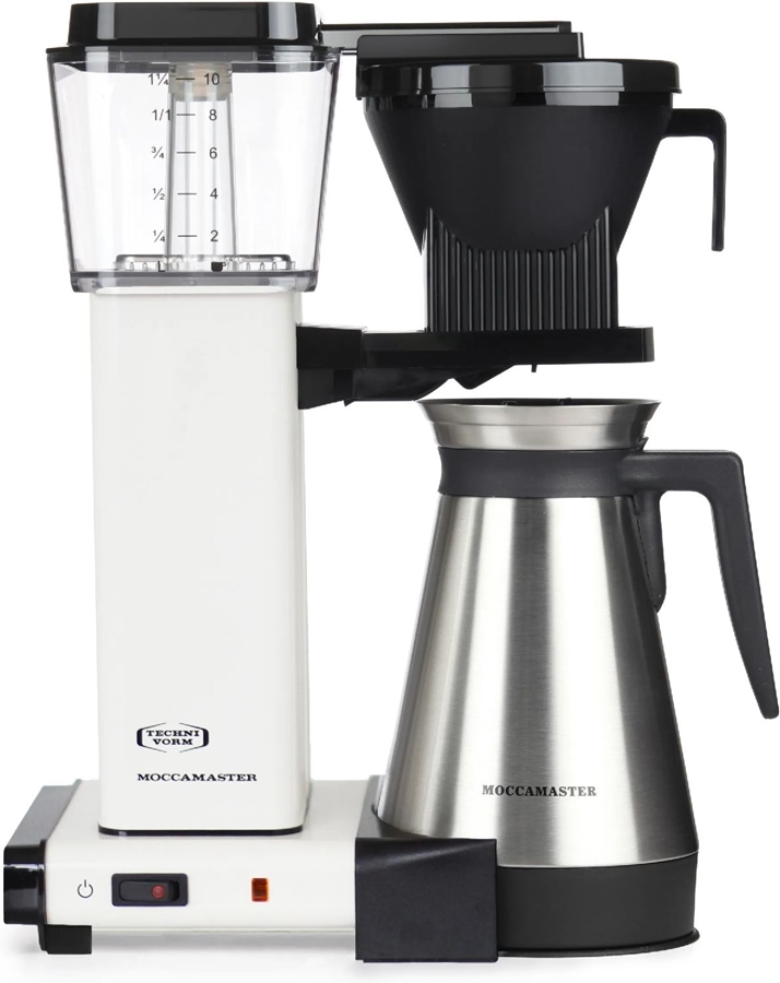 Moccamaster KBGT 741 Koffiemachine met Thermoskan - Filterkoffie - Wit  1