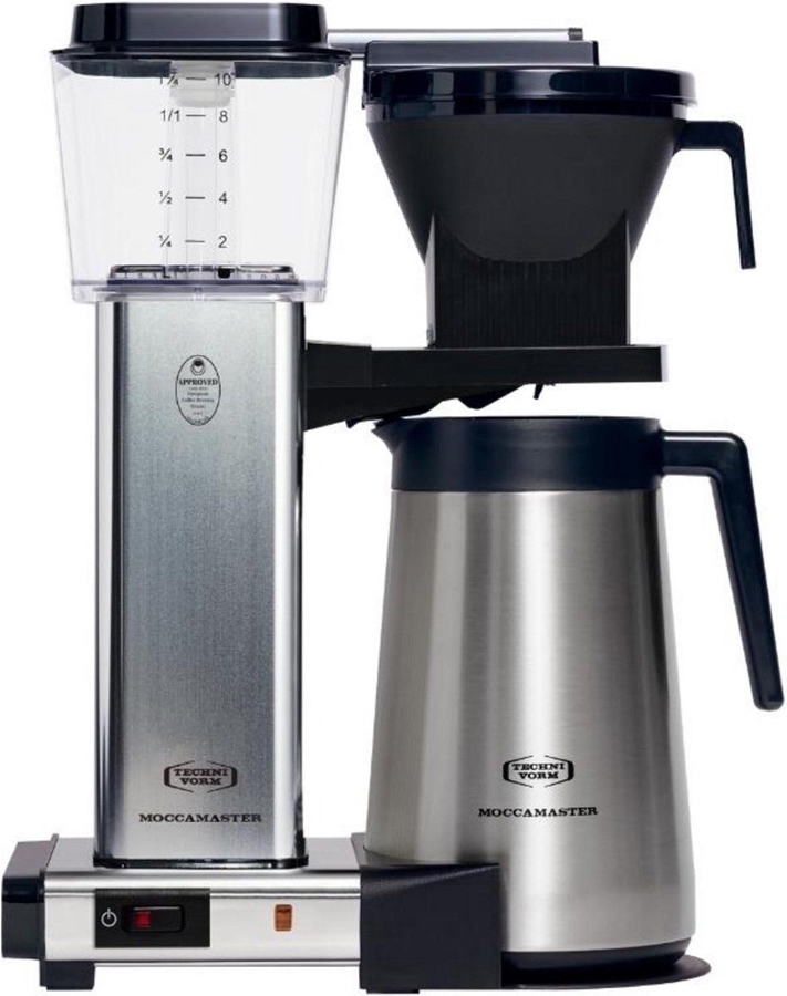 Moccamaster KBGT Polished Silver Koffiemachine met Thermoskan - Filterkoffie - Zilver 1
