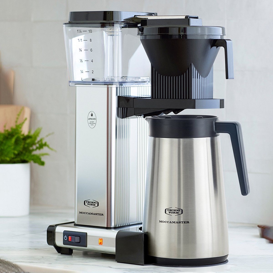 Moccamaster KBGT Polished Silver Koffiemachine met Thermoskan - Filterkoffie - Zilver 4