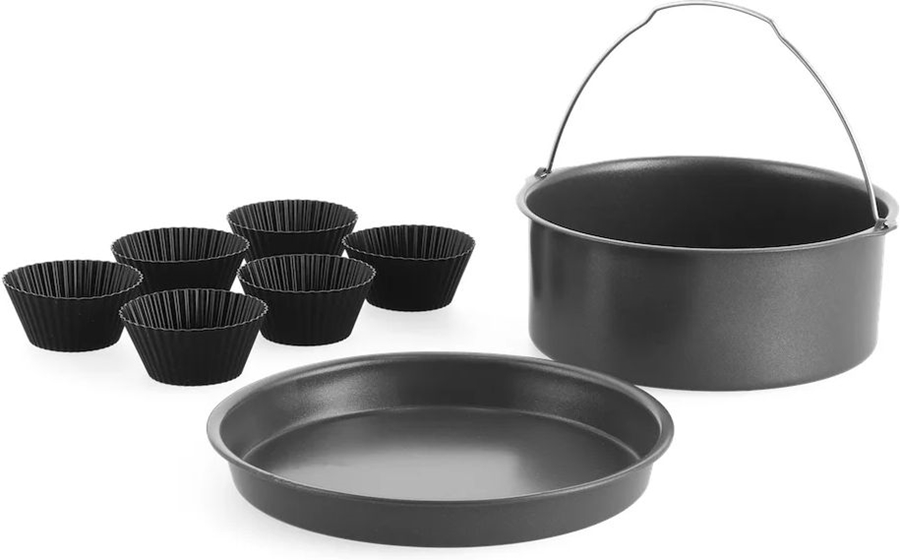 BK Connect Airfryer XXL Bakset - 8-delig 1