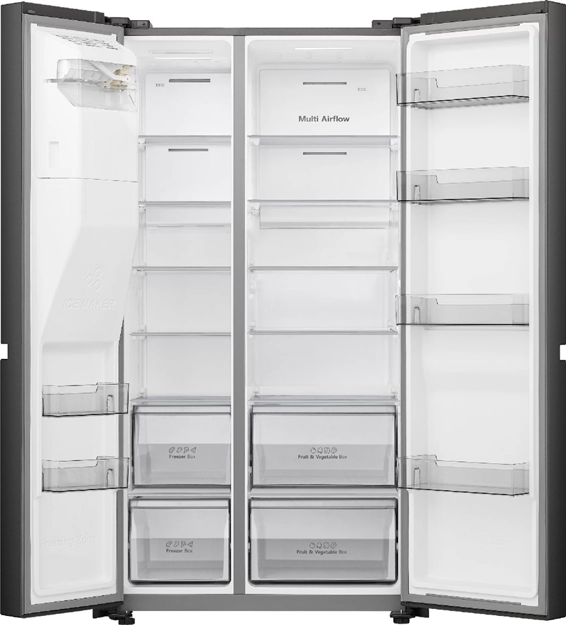 ETNA AKV879IZWA Amerikaanse Koelkast - Zwart 3