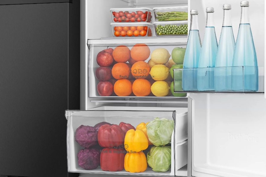 ETNA AKV879IZWA Amerikaanse Koelkast - Zwart 5