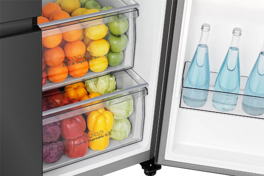 ETNA AKV879IZWA Amerikaanse Koelkast - Zwart 6