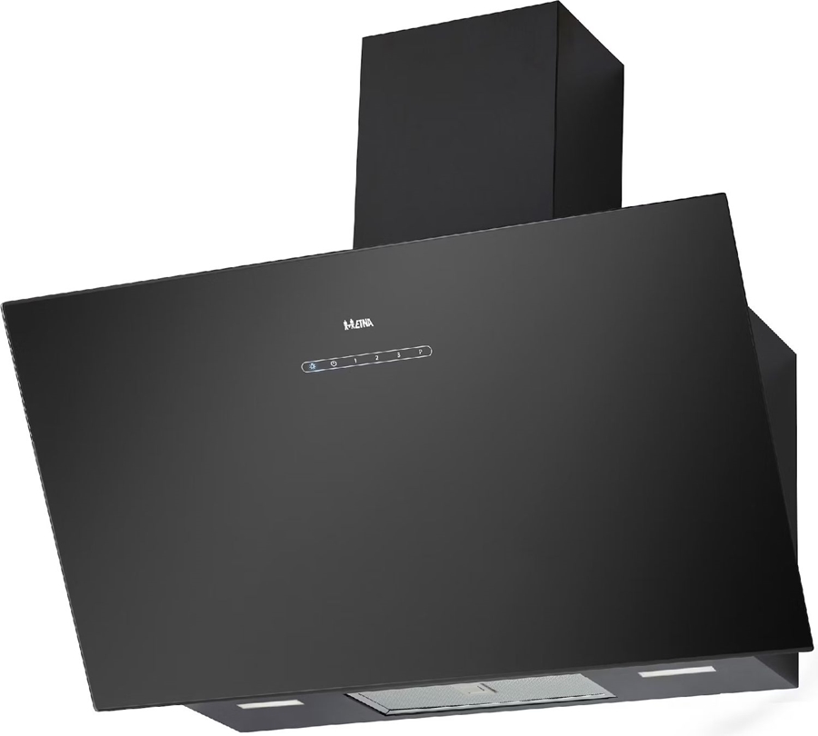 ETNA AD781ZT Inbouw Diagonale Schouwkap - Zwart  3