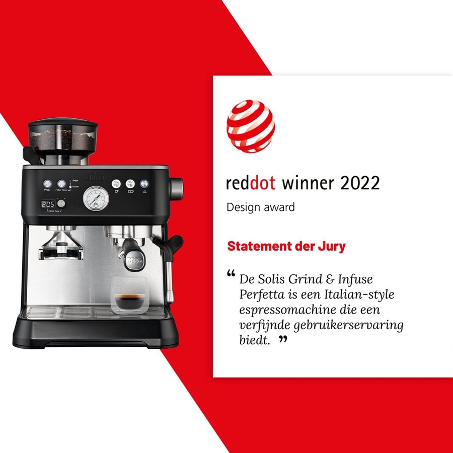 Solis Grind & Infuse Perfetta 1019 Espressomachine - Koffiemachine - Zwart 15