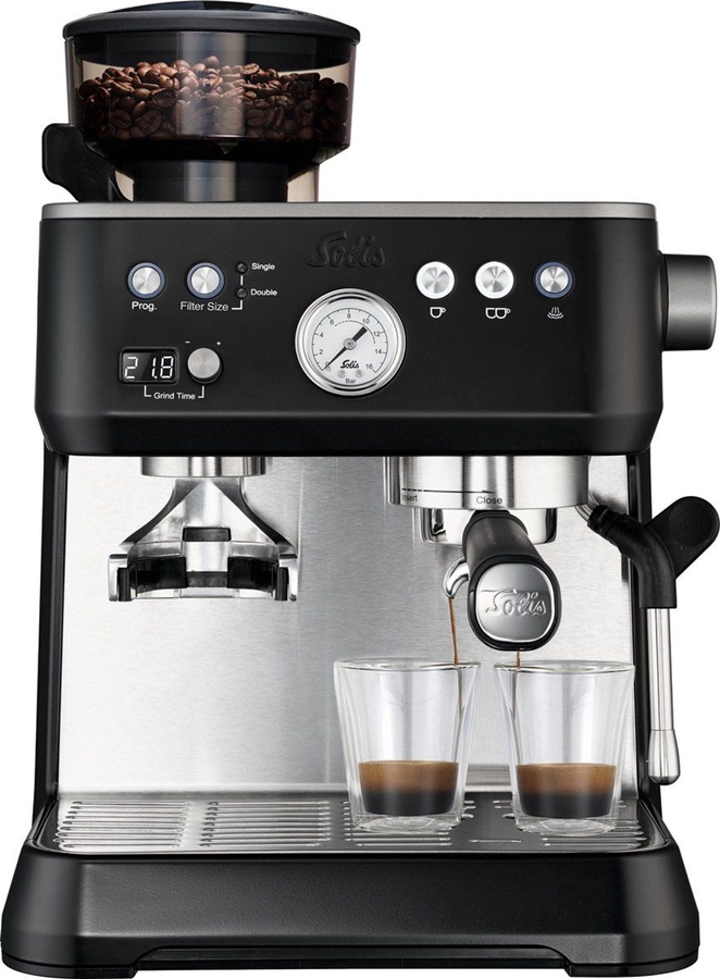 Solis Grind & Infuse Perfetta 1019 Espressomachine - Koffiemachine - Zwart 2
