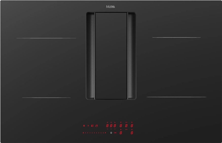 ETNA AKI380ZT Inbouw Kookplaat met Geïntegreerde Afzuiging - 80 cm 3