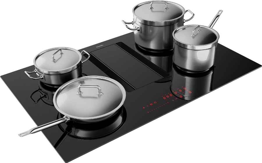 ETNA AKI380ZT Inbouw Kookplaat met Geïntegreerde Afzuiging - 80 cm 5