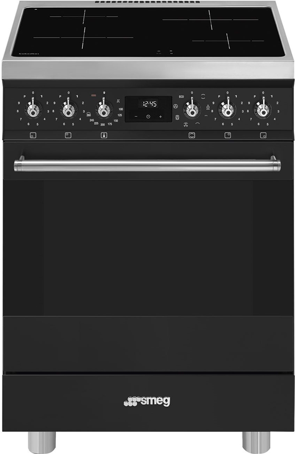 SMEG C6IMMBM2 Classici Esthetisch Fornuis met Inductiekookplaat - Zwart 1