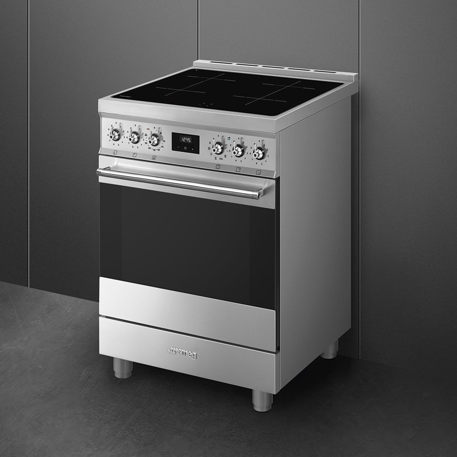 SMEG C6IPXM2 Classici Esthetisch Fornuis met Inductiekookplaat - 60 x 60 cm - RVS 4