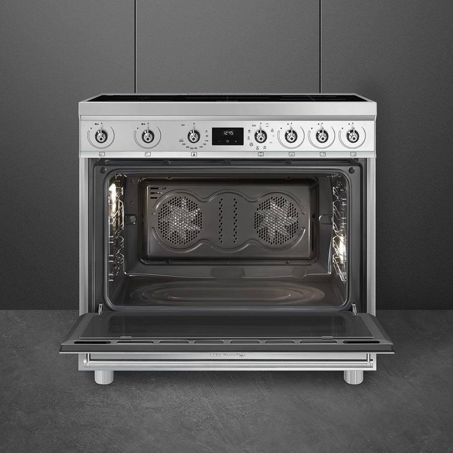 SMEG C9IMX2 Classici Esthetisch Fornuis met Inductiekookplaat - 90 x 60 cm  3