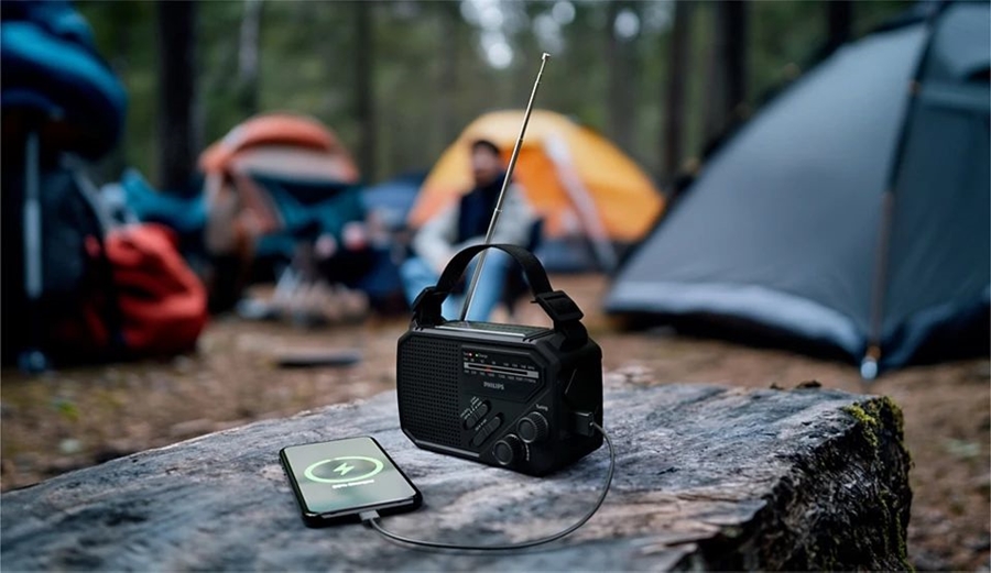 Philips TAR1609 Survival Draagbare Radio + zaklamp en SOS-alarm 11