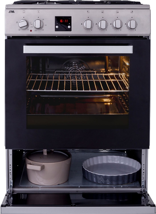 ETNA FGV460RVS Gasfornuis 6