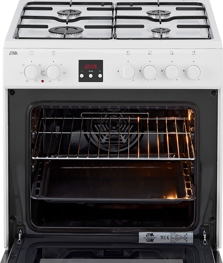 ETNA FGV561WIT Gasfornuis met Oven - 4 Pitten  11