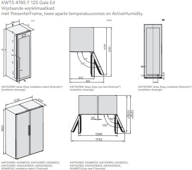 Miele KWTS 4785 F 125 Gala Edition Wijnklimaatkast 8