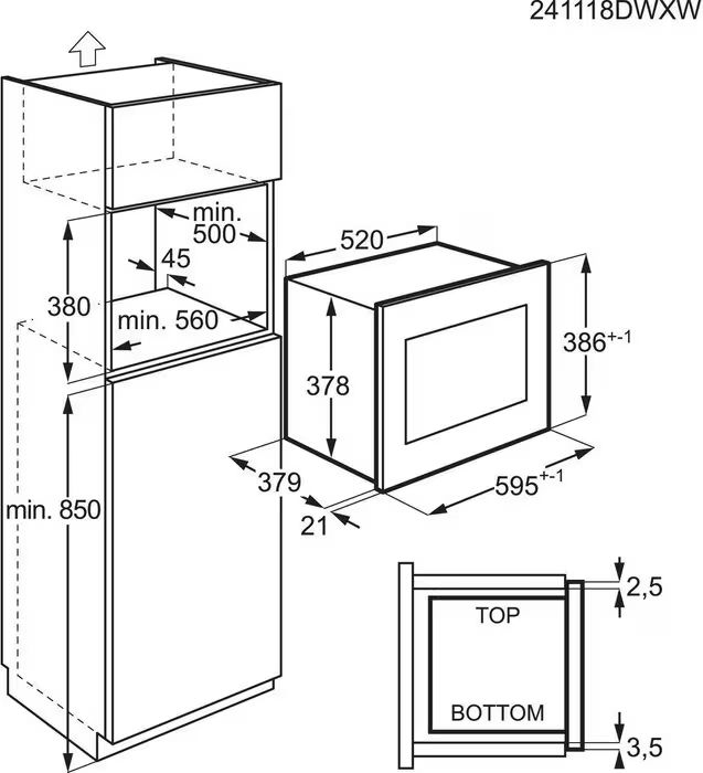 AEG TS5GM251EBA Inbouw Magnetron 6